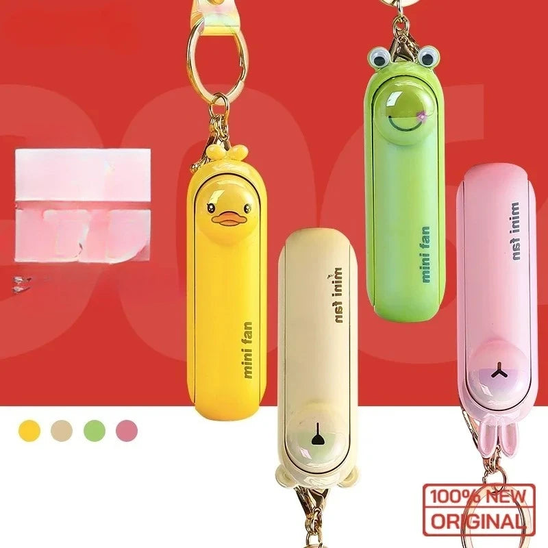 Mini Portable USB Rechargeable Desk Fan Cute Handheld Cooling Fan