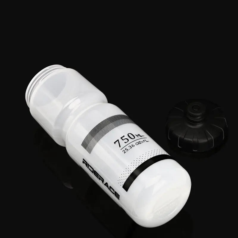 RIDERACE 750ml Bicycle Water Bottle – Sports Cycling Squeeze Bottle for Outdoor Use