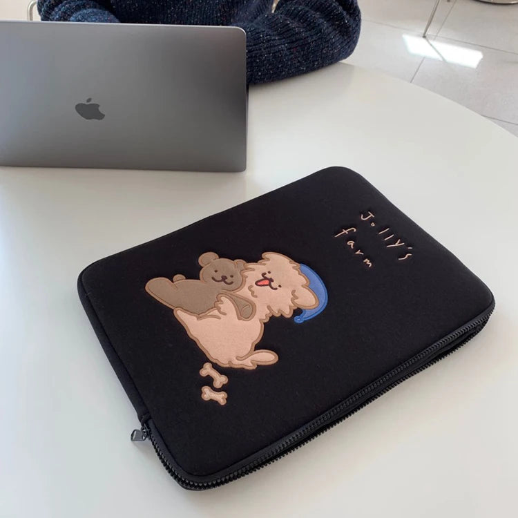 Cute Laptop Sleeve Case 13-16 Inch MacBook Air Pro Shockproof Protective Bag