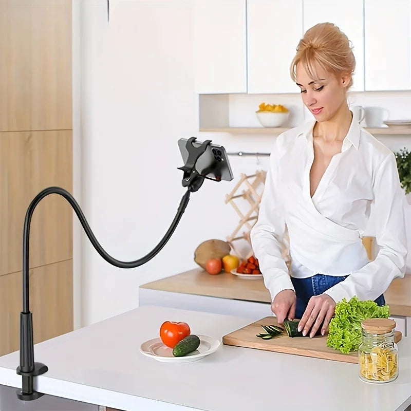 Lazy Phone Holder Bed Desk Flexible Gooseneck Mobile Stand Clamp Mount Hands Free Phone Holder for Bed Table