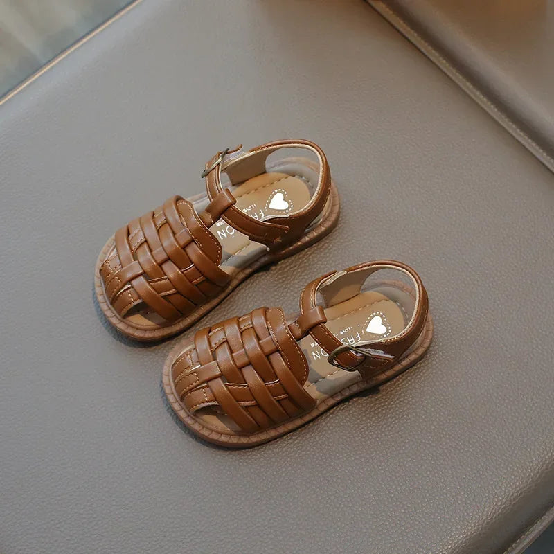 Kids Braided Summer Sandals Casual Beach Shoes