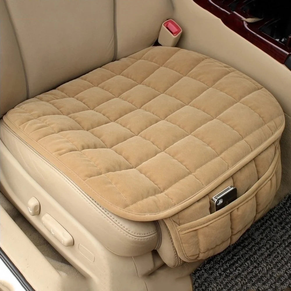 Winter Car Seat Cover Cushion Anti Slip Warm Breathable Front Seat Protector