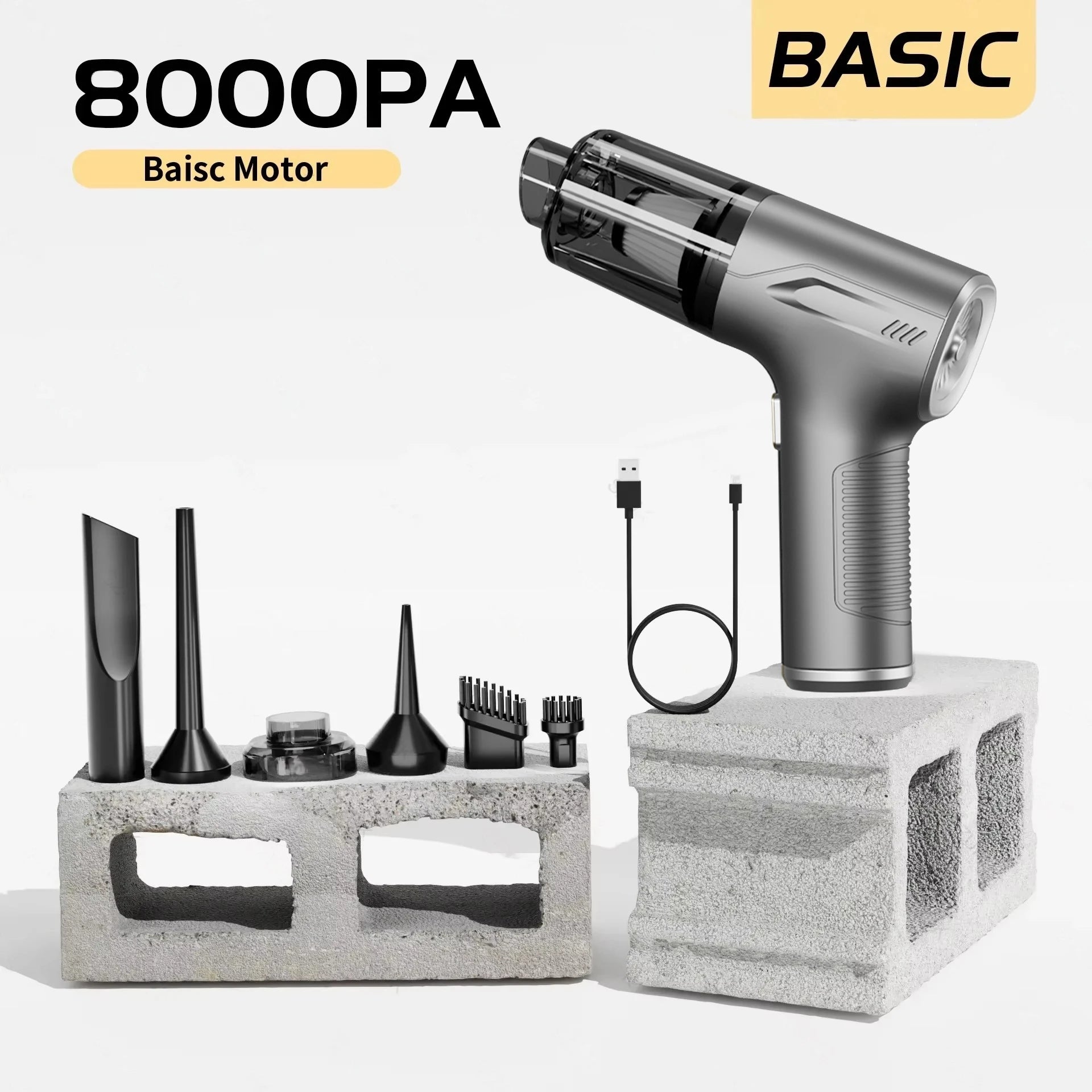 98000PA Cordless Car Vacuum Cleaner