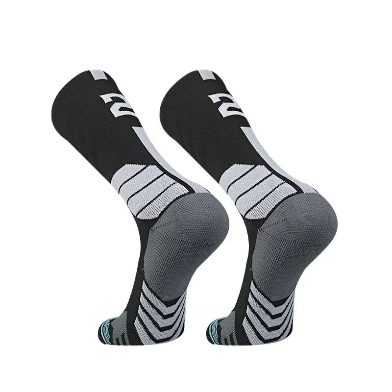 Elite Basketball Compression Socks High Elastic Towel Bottom Sports Socks Men Women