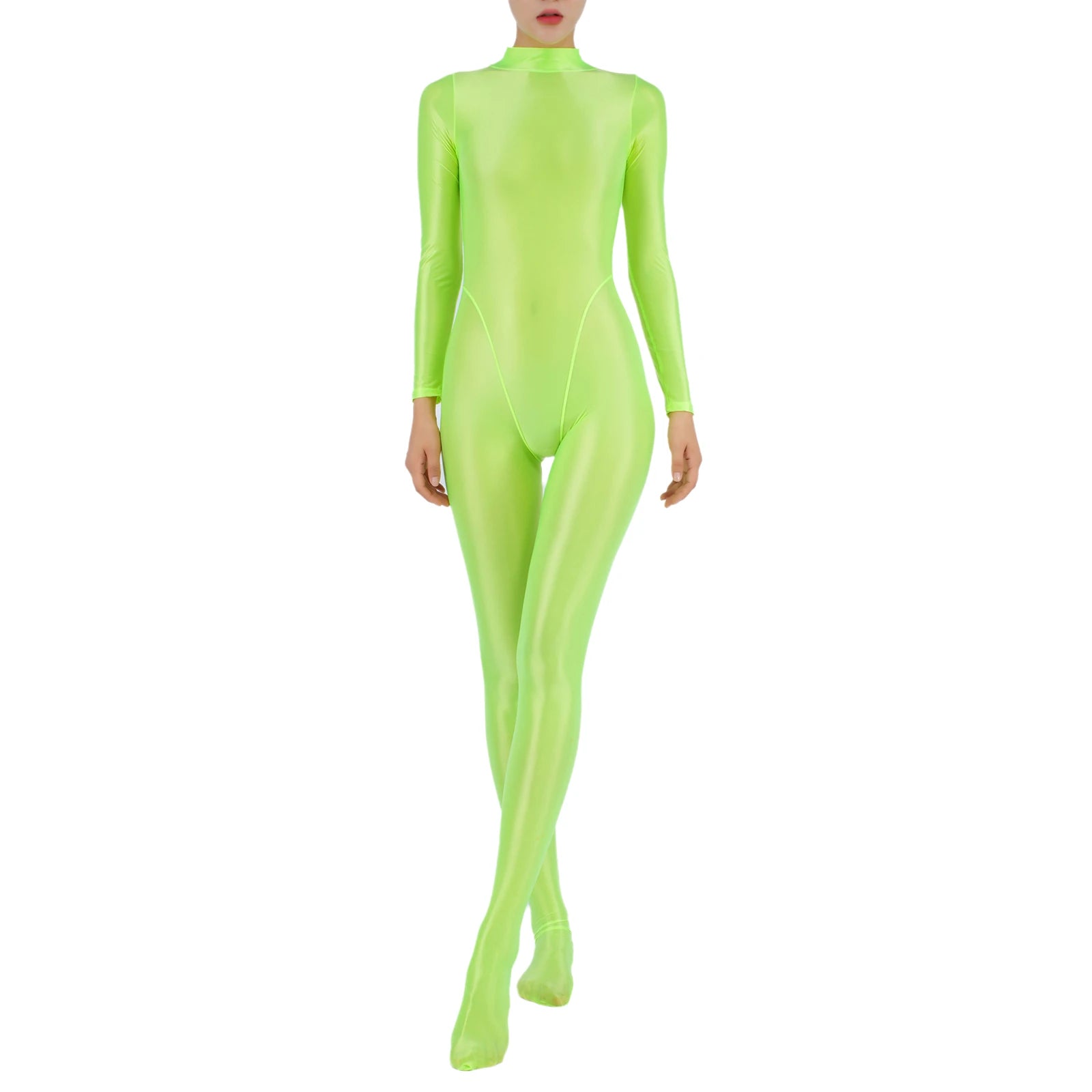 Women Long Sleeve Full Body Jumpsuit Yoga Sports Bodysuit