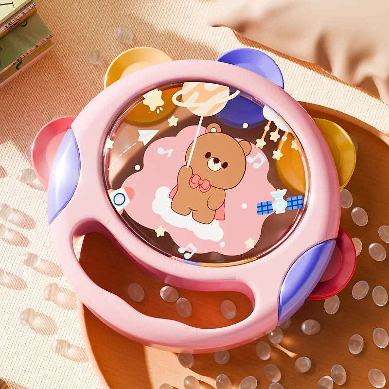 Baby Handheld Tambourine Drum Toy