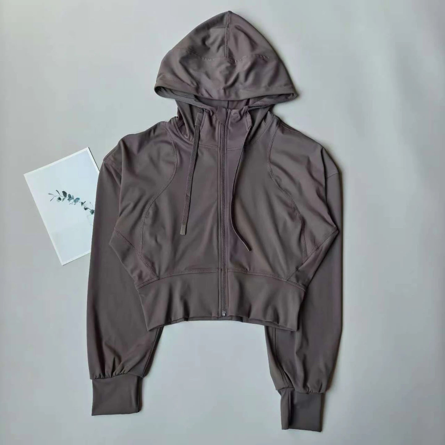 Women Quick Dry Sports Jacket Hooded Fitness Running Coat