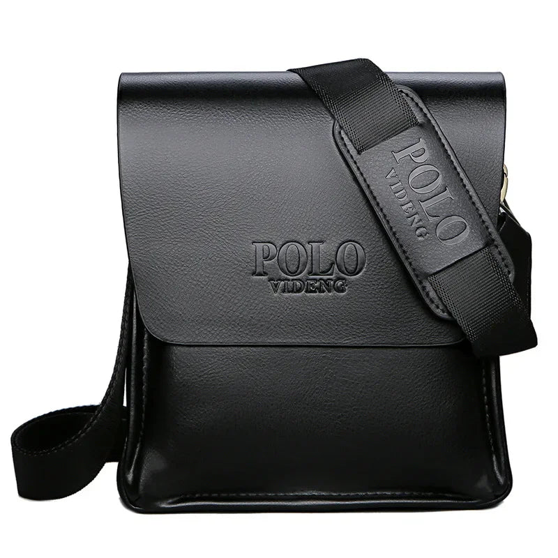 Men Vertical Shoulder Bag Casual Business Crossbody Satchel