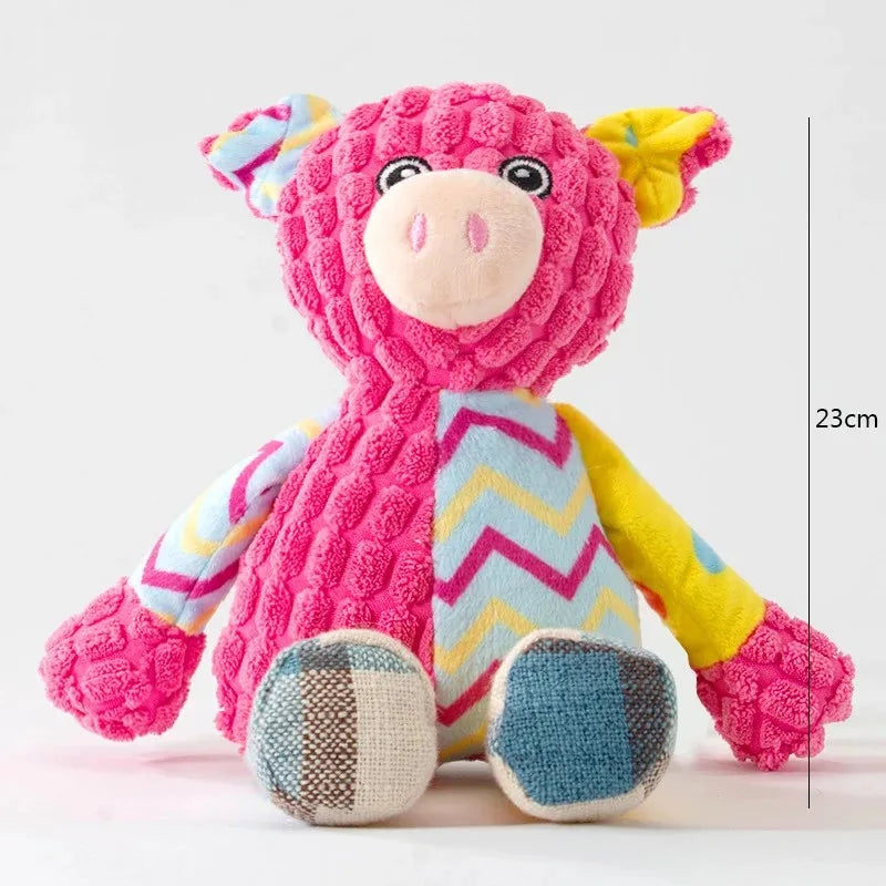 Interactive Squeaky Plush Chew Toy for Dogs and Cats