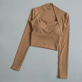 Women Long Sleeve Yoga Sports Top Fitness Shirt