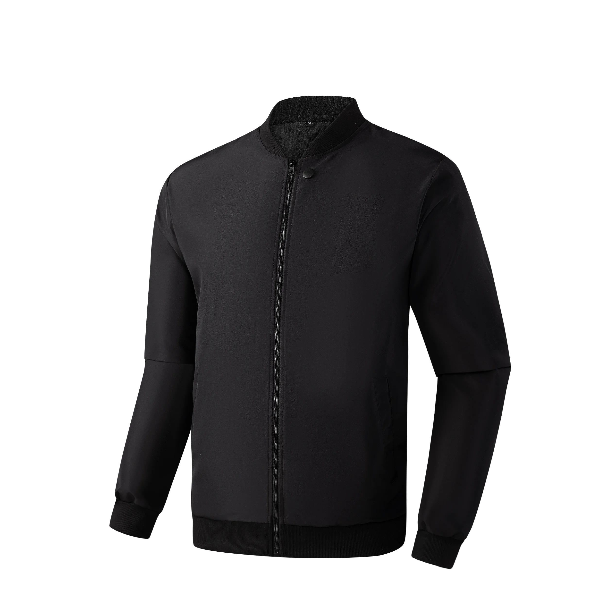 Men Baseball Collar Jacket Casual Lightweight Coat