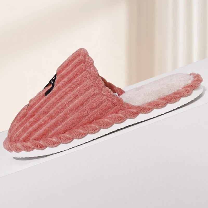 Cartoon Dog Indoor Slippers Warm Home Cotton Shoes