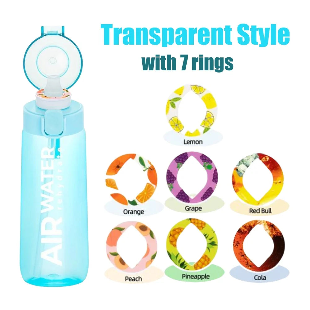 Air Water Bottle 750ml with Flavor Pods – 0 Sugar 0 Calories Leakproof Sports Bottle