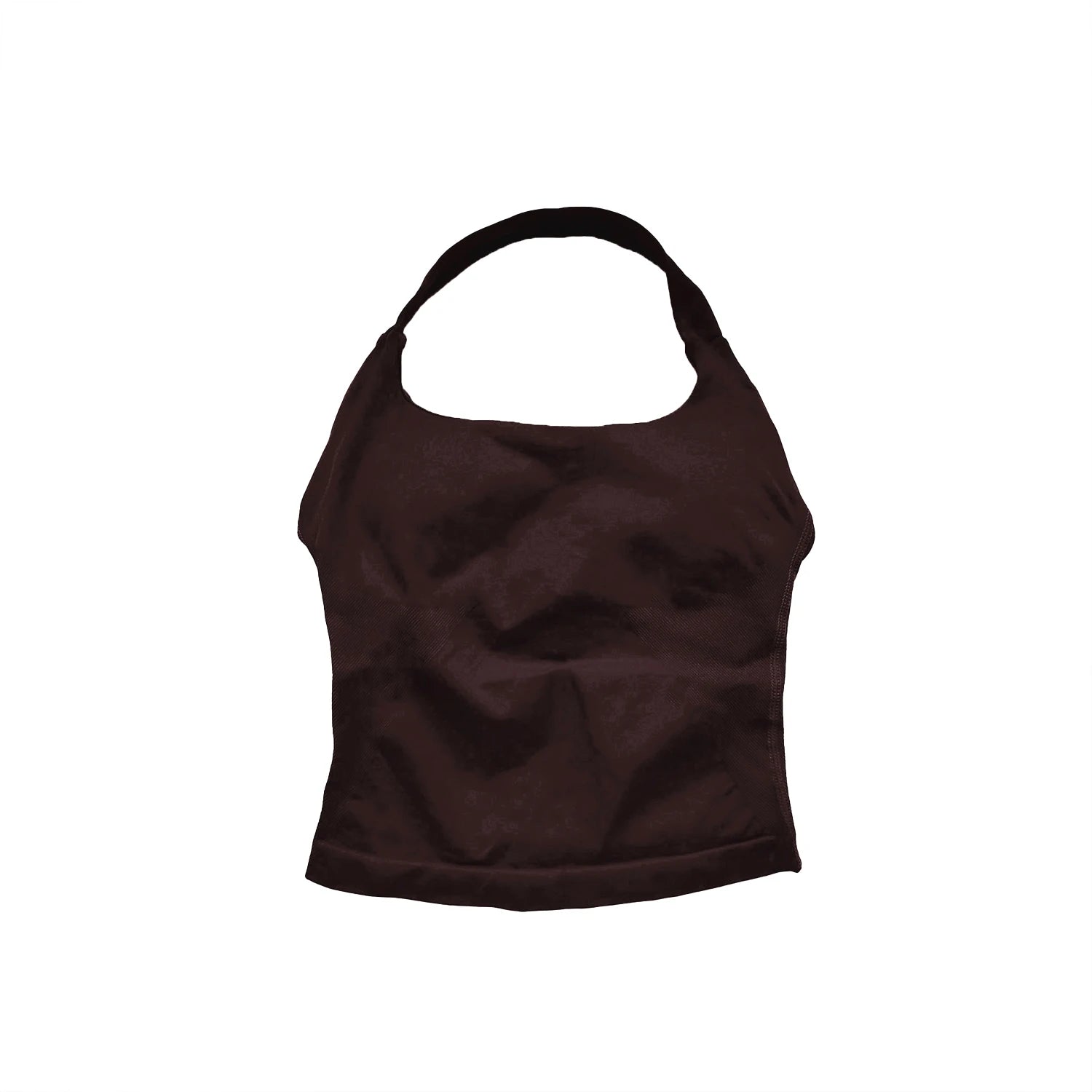 Women Halter Gym Top Seamless Fitness Yoga Tank Workout Activewear
