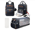 3 in 1 Diaper Bag Backpack Foldable Baby Bed Travel Bag