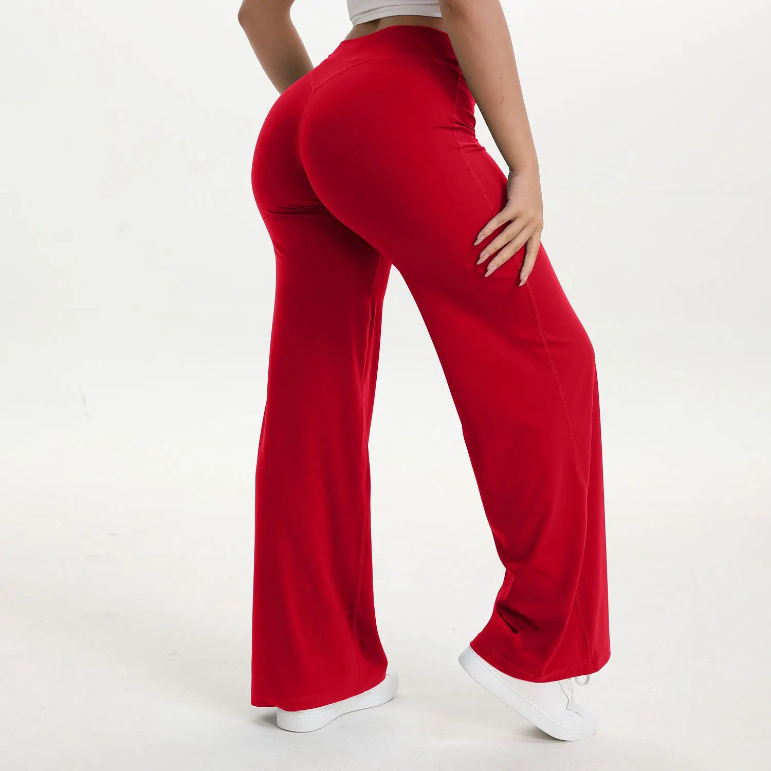 Flare Yoga Pants Women High Waist Bootcut Gym Leggings Fitness Trousers
