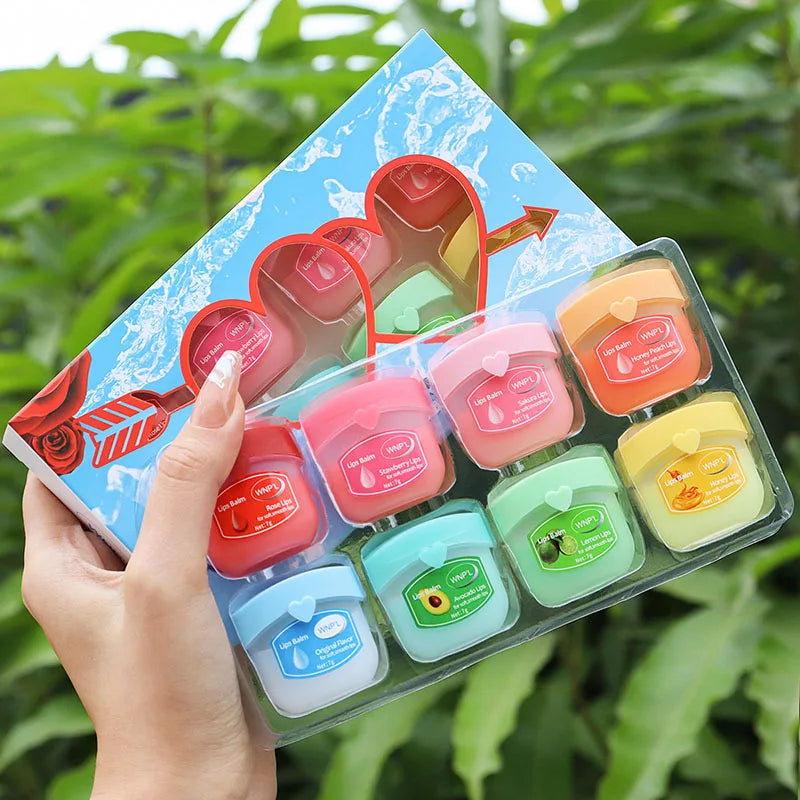 Lip Balm Set Natural Plant Moisturizing Anti Crack Lip Care Pack