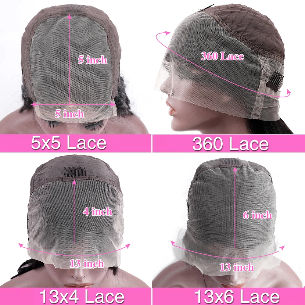 Body Wave Human Hair Wig – HD Transparent Lace Front Glueless Wig for Women