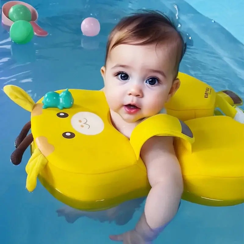 Baby Non Inflatable Swim Float Ring for Infants 6-36 Months