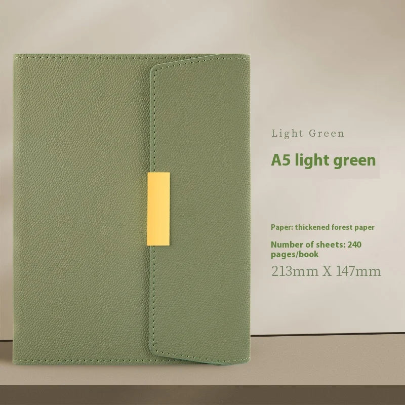 PU Leather Notebook Diary Thickened Retro Travel Journal High End