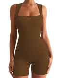 Women’s Backless Sleeveless Bodycon Romper Quick Dry Yoga Jumpsuit