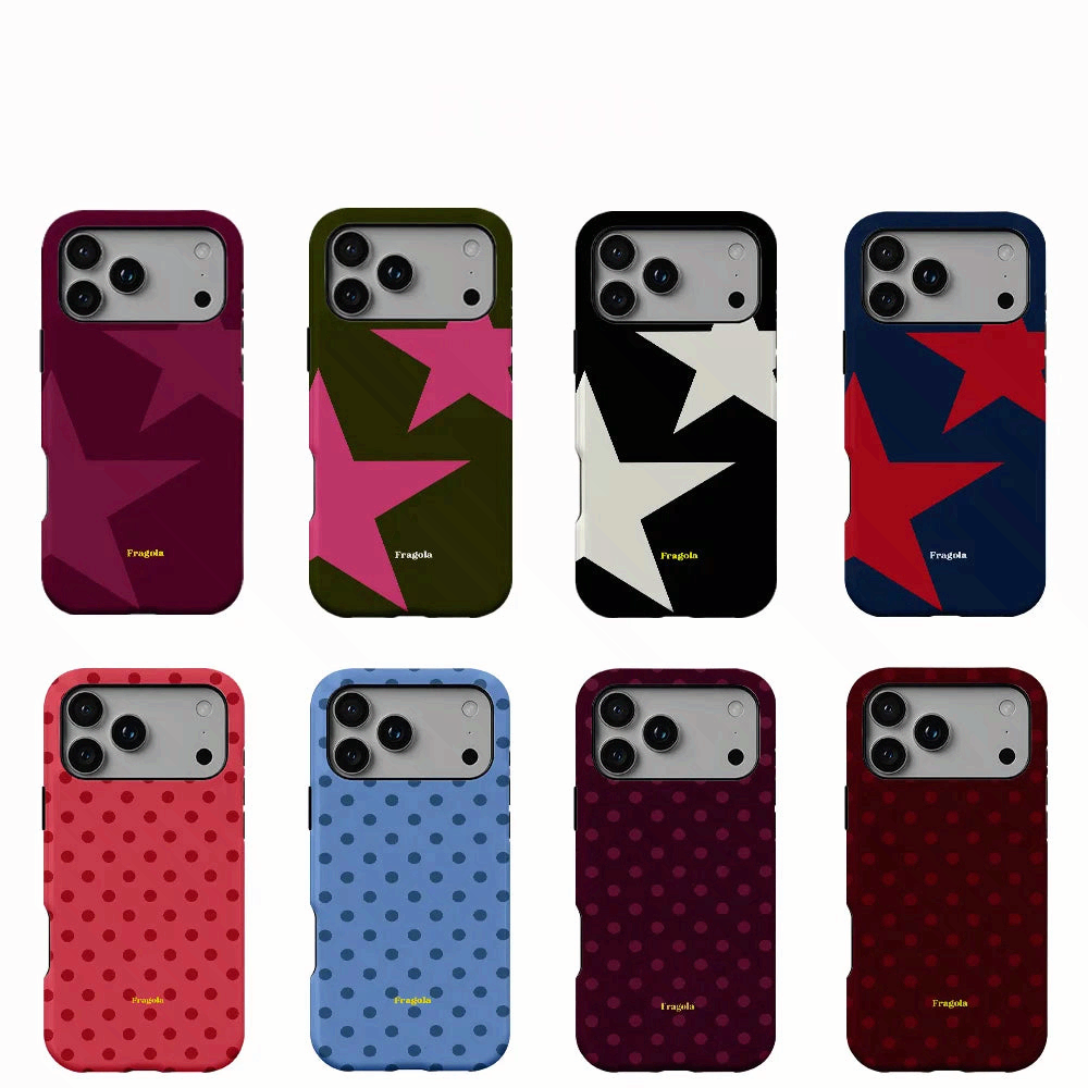 Fragola Stars Polka Dots iPhone Case