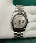 36MM Sapphire Quartz Watch for Men 50M Waterproof Steel Wristwatch