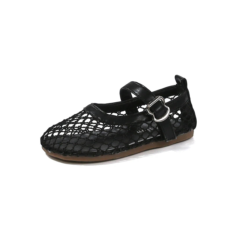 Kids Breathable Princess Flats Soft Summer Shoes