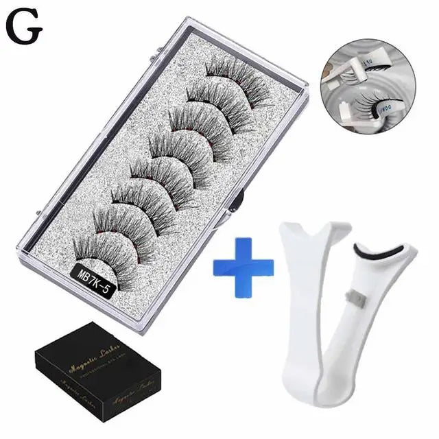 Magnetic Lashes – No Glue Easy Apply Eyelashes Kit