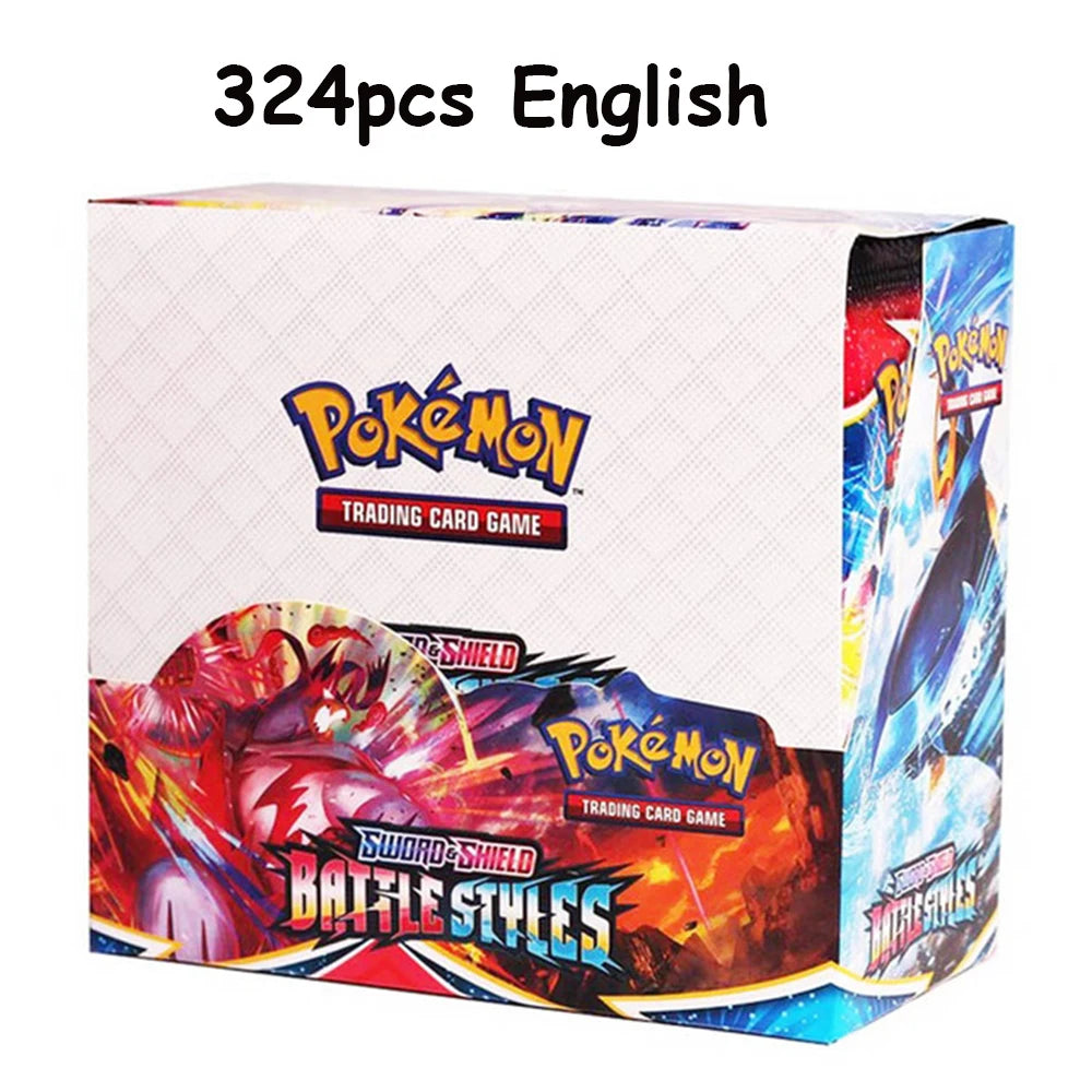324PCS Pokémon Sun Moon XY Evolutions Booster Card Box