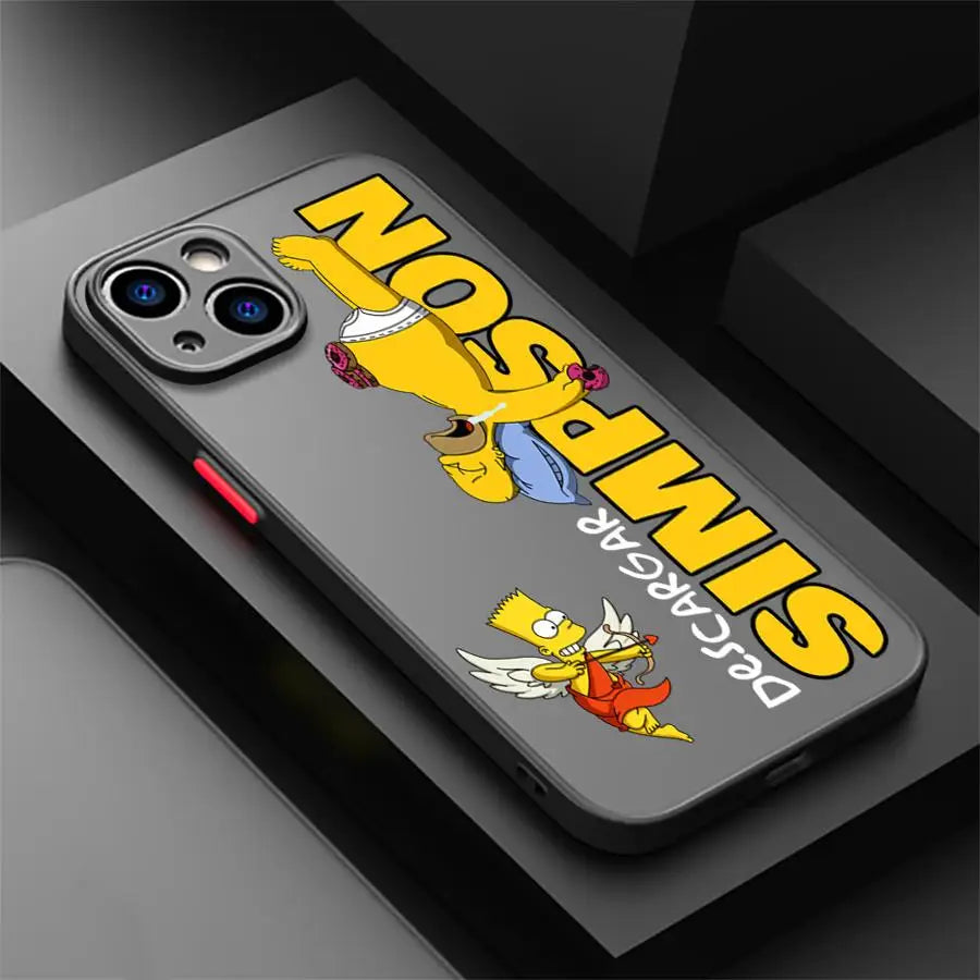 Disney Simpsons Homer Matte iPhone Case