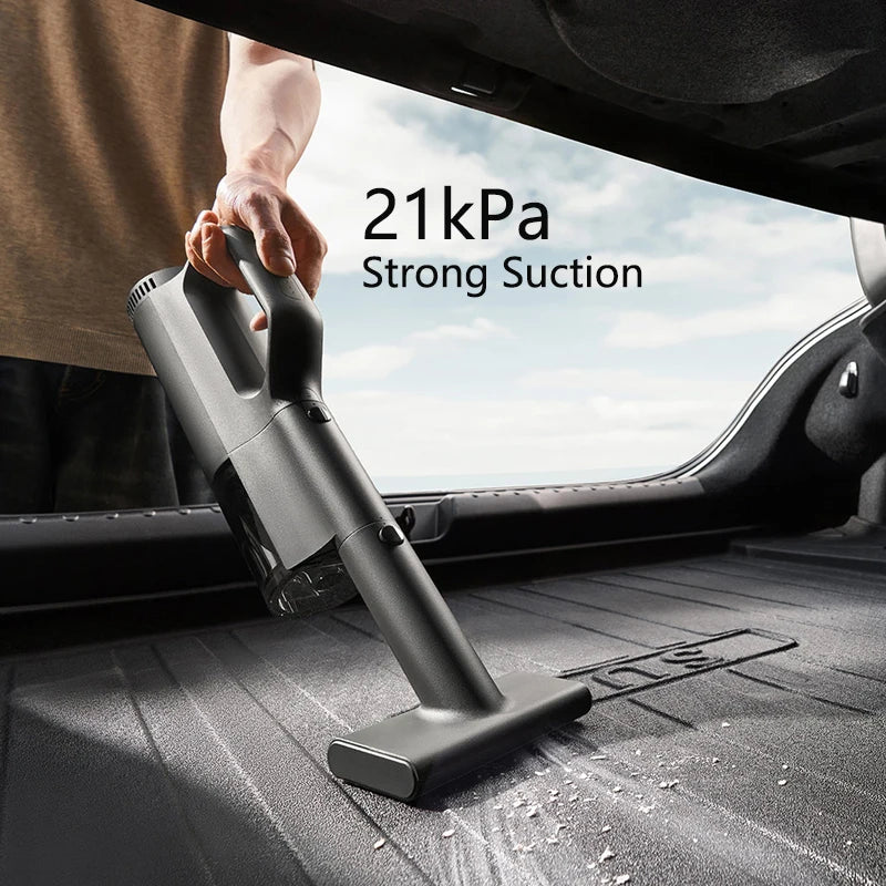 Wireless Car Vacuum Cleaner 21kPa Type-C Rechargeable 5 Stage Filtration