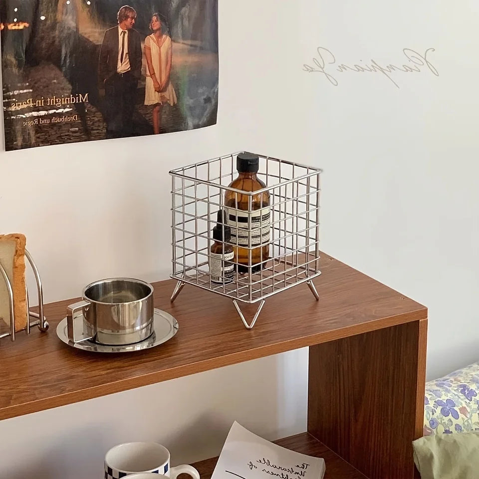Office Desk Storage Basket Multi Functional Shelf Organizer Basket