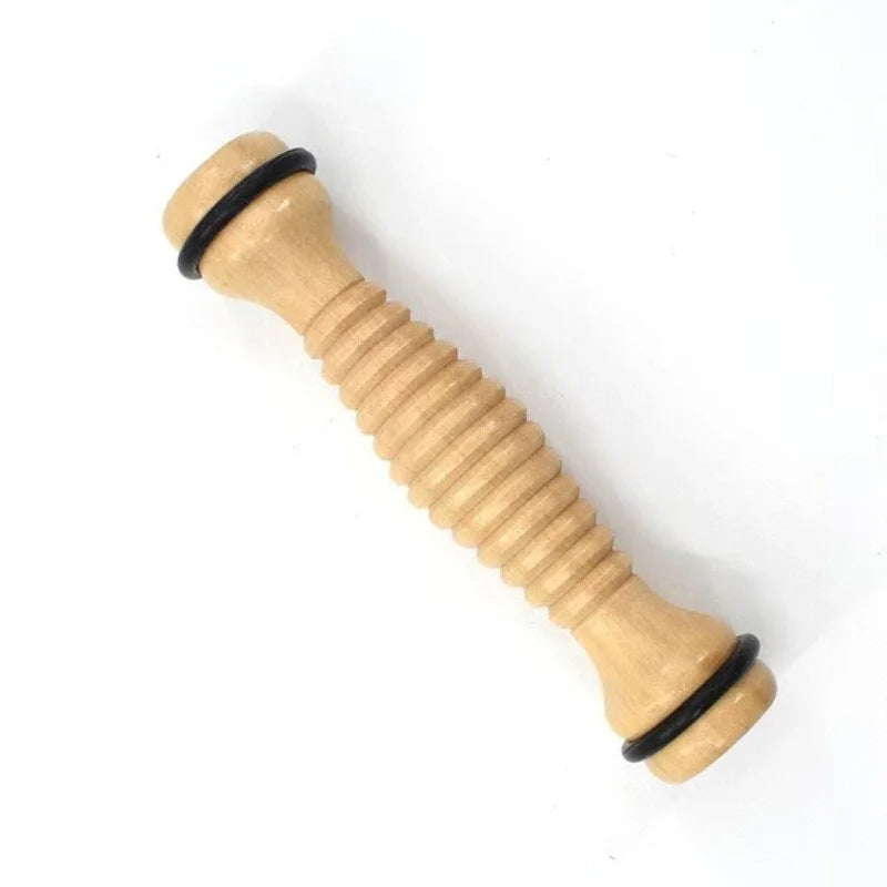 Wooden Foot Massage Roller Deep Tissue Foot Massager Plantar Fasciitis Relief Reflexology Roller Tool