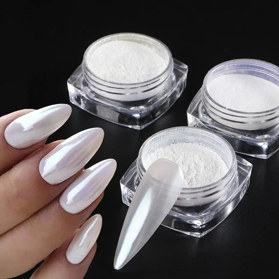 Pearl Chrome Nails in Seconds – Easy Nail Upgrade