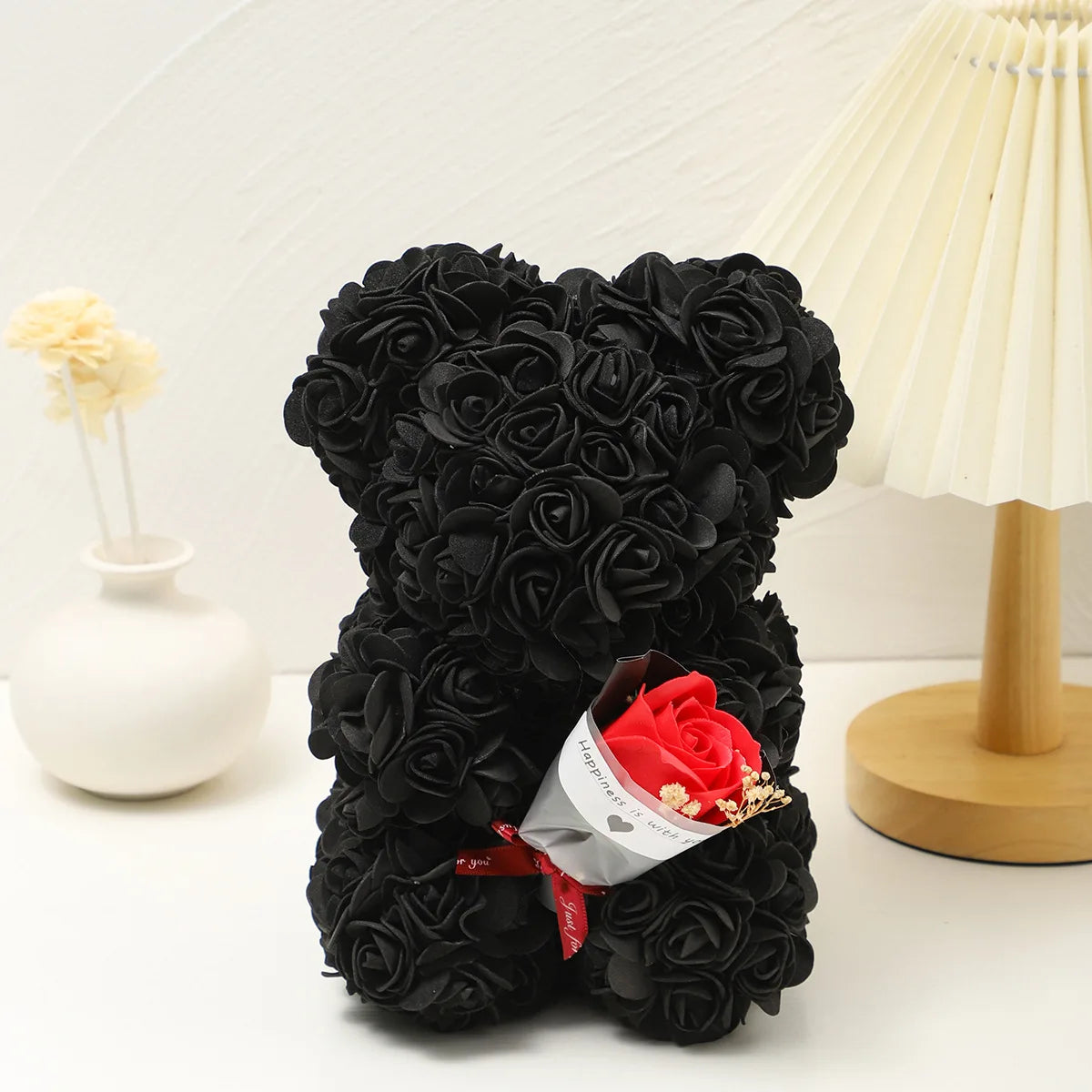 Teddy Bear Foam Rose Bouquet for Mother’s Day Gift