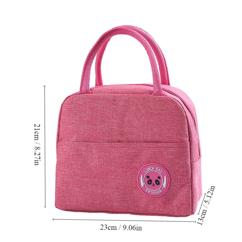 Insulated Lunch Bag Bento Pack Aluminum Foil Meal Bag Ice Pack Student Lunch Handbag