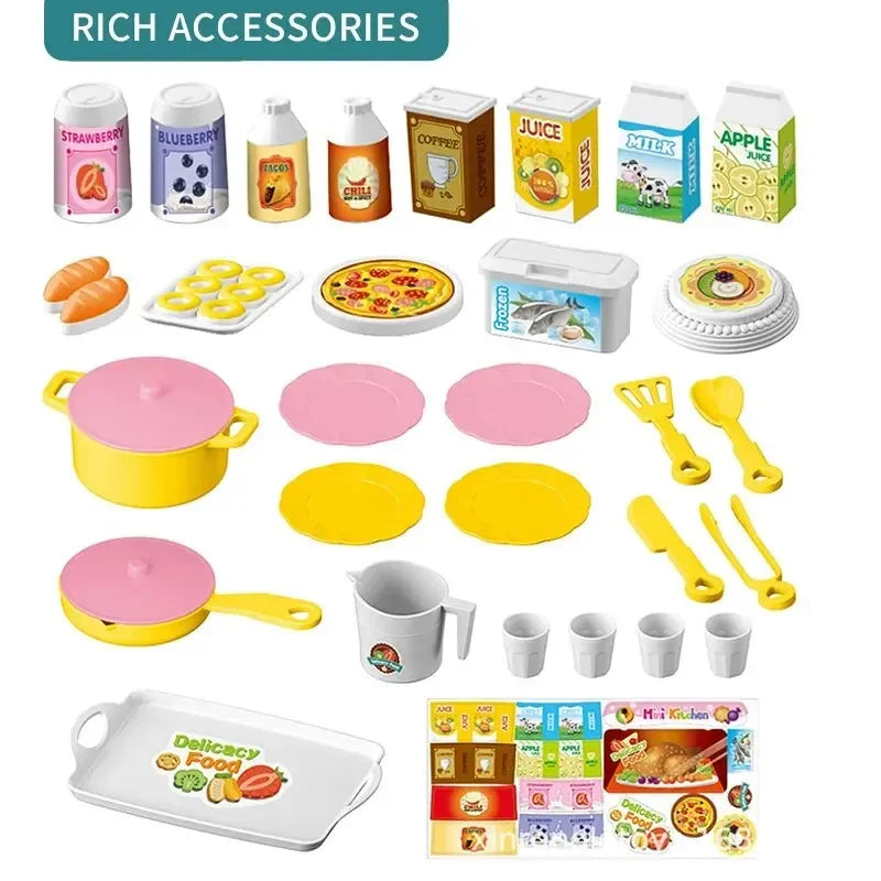 Mini Kitchen Pretend Play Set for Kids