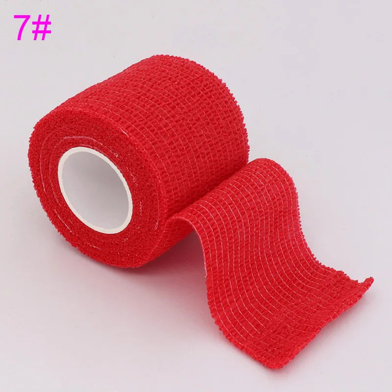 Colored Self Adhesive Elastic Sports Wrap Tape 18 Colors Athletic Support Bandage Knee Finger Ankle Protection