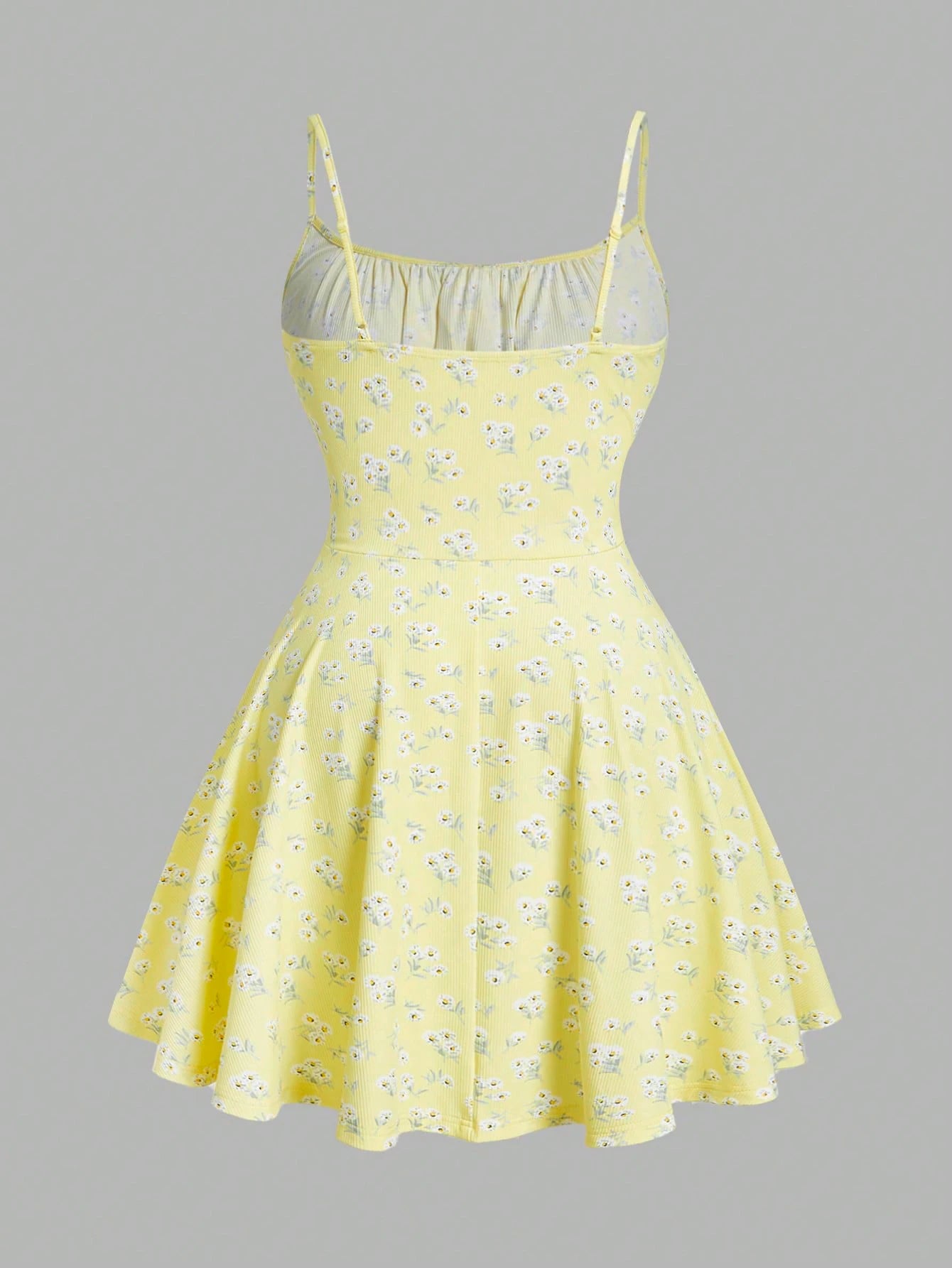 Women’s Floral Sleeveless Spaghetti Strap Camisole Dress