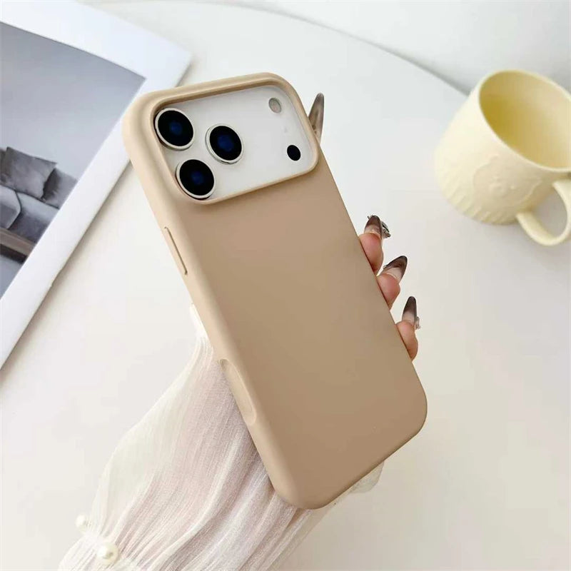 Slim Liquid Silicone MagSafe Magnetic iPhone Case