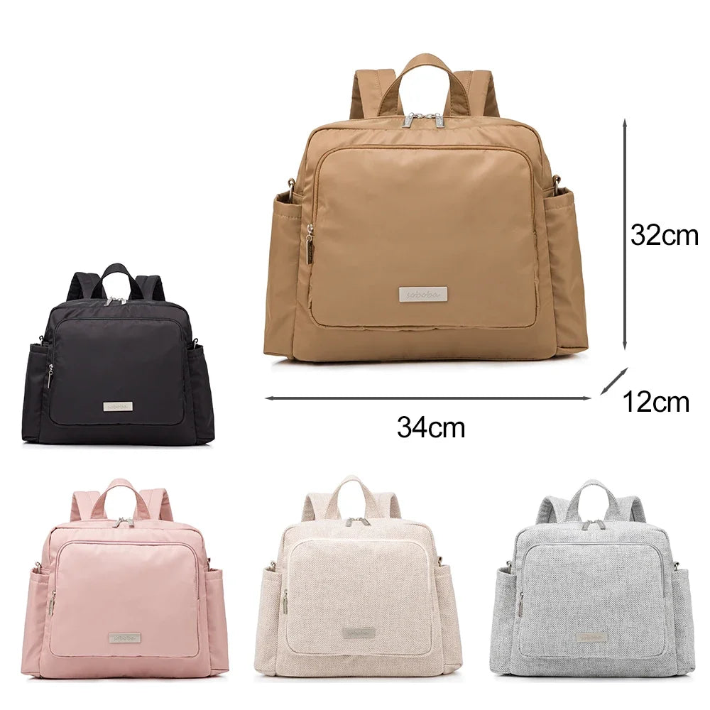 Waterproof Diaper Backpack Large Capacity Baby Travel Bag