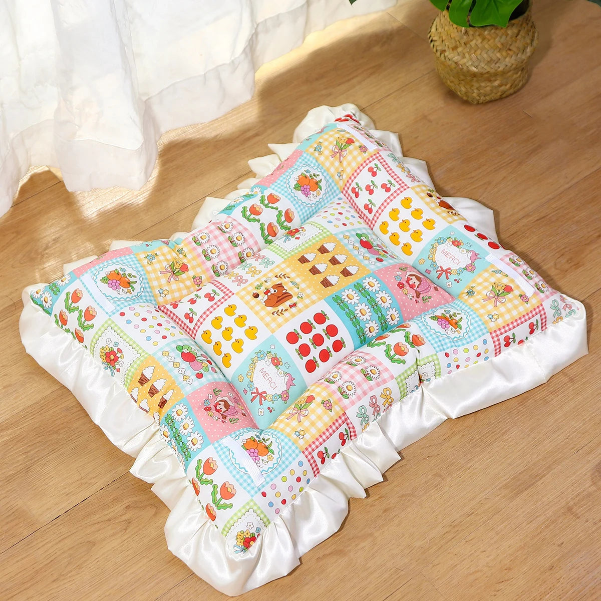 Doll Stroller Storage Box Labubu Sleep Cradle Cart Doll Bed Furniture Accessory