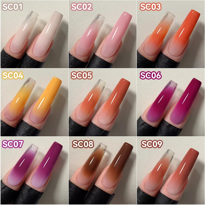 Gradient Nail Art Gel Kit – 4-in-1 Color Painting Gel Set for Ombre & DIY Nail Design