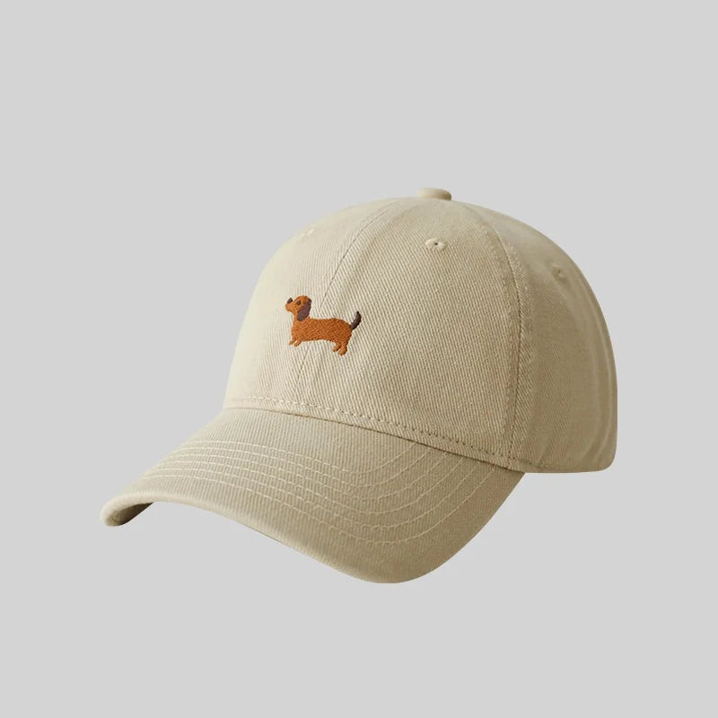 Dachshund Embroidered Baseball Cap for Men Women