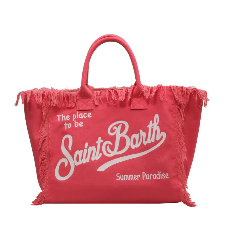 Large Capacity Canvas Tote Bag Fashion Envelope Shoulder Handbag