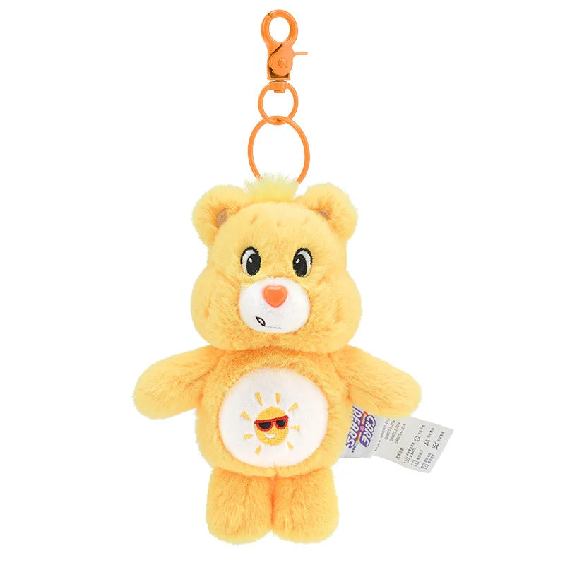 Care Bears Plush Keychain Cute Rainbow Bear Kawaii Toy with Sound