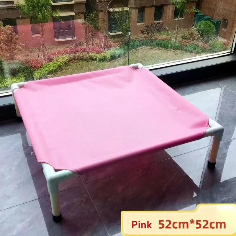 Elevated Dog Camping Bed Foldable Portable Pet Hammock Washable Cat Dog Bed
