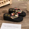 Women Platform Flip Flops Summer Beach Sandals