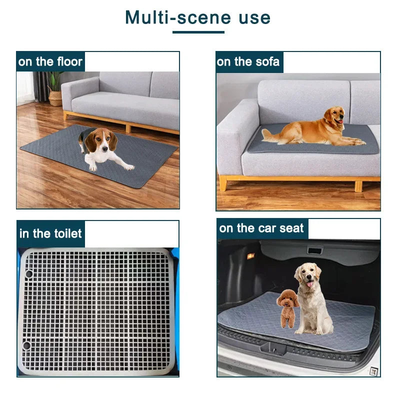 Reusable Dog Pee Pad Washable Absorbent Puppy Training Mat